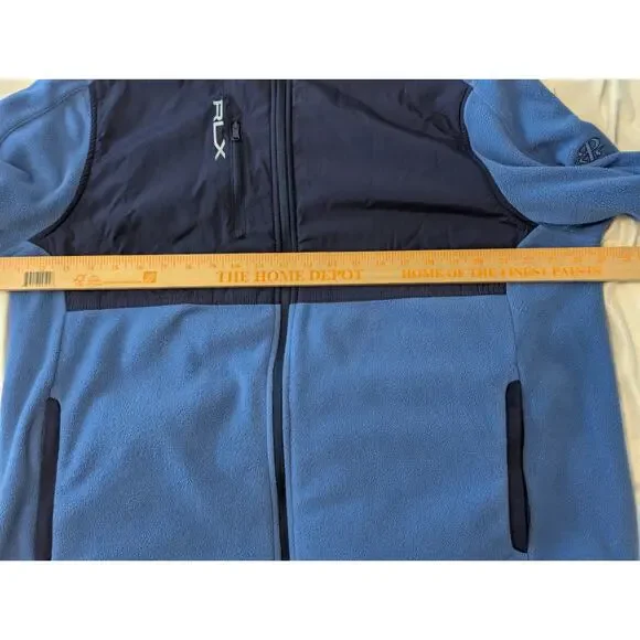 Ralph Lauren RLX Men's Hybrid Mockneck Fleece Full Zip Jacket XL - Picture 8 of 11